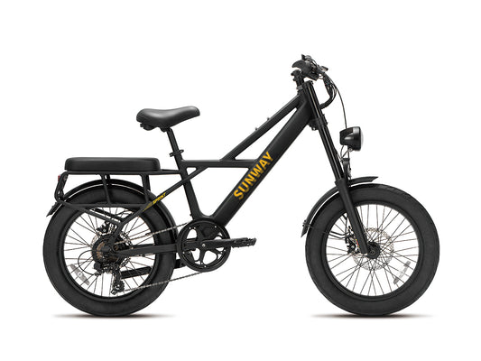 Bicicleta eléctrica utilitaria Sprint de neumáticos anchos